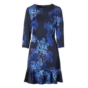 Banana Republic Blue Floral Dress